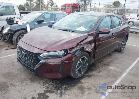 2025 Nissan Sentra Sv from USA, damaged, VIN 3N1AB8CV7SY306841